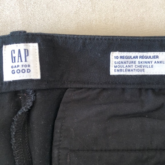 Gap skinny black ankle pants - Picture 3 of 5